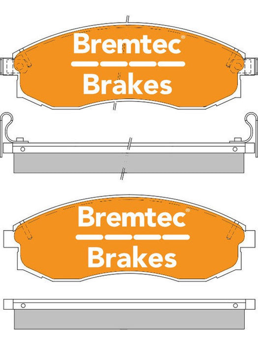 Bremtec Endure 4WD Brake Pad BT2076E Bremtec - Micks Gone Bush