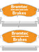 Bremtec Endure 4WD Brake Pad BT2076E Bremtec - Micks Gone Bush