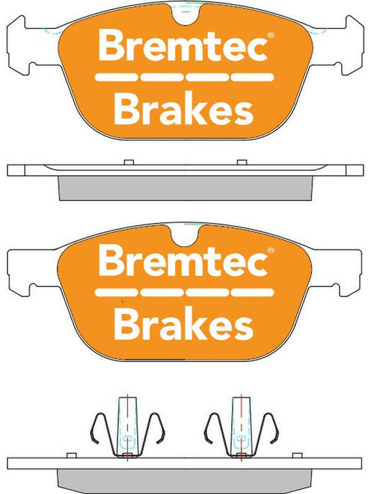 Bremtec Pro-Series Brake Pad BT2111PRO Bremtec - Micks Gone Bush