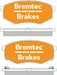 Bremtec Endure 4WD Brake Pad BT2120E Bremtec - Micks Gone Bush