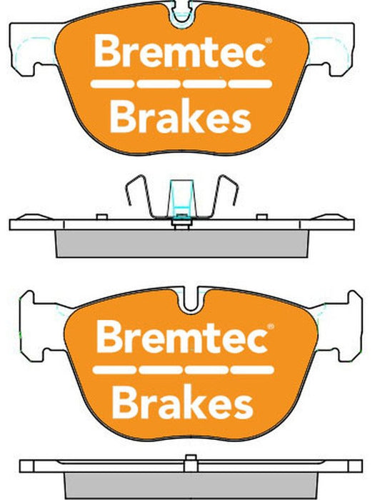 Bremtec Pro-Series Brake Pad BT2125PRO Bremtec - Micks Gone Bush