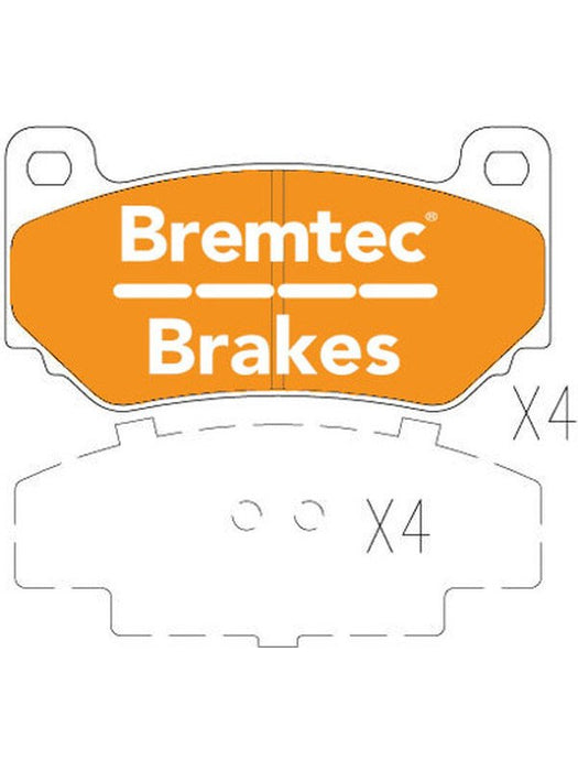 Bremtec Endure 4WD Brake Pad BT2131E Brake Pads Bremtec - Micks Gone Bush