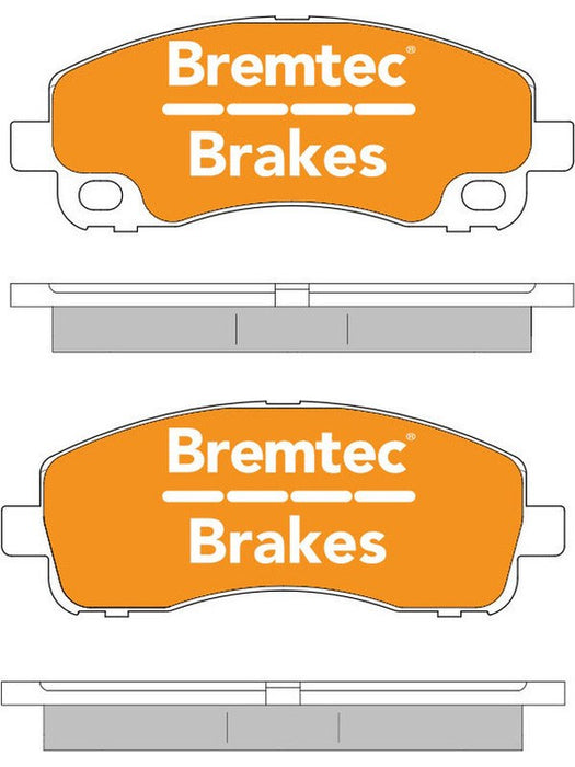 Bremtec Endure 4WD Brake Pad BT2135E Brake Pads Bremtec - Micks Gone Bush