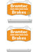 Bremtec Pro-Series Brake Pad BT2157PRO Bremtec - Micks Gone Bush
