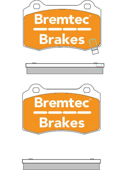 Bremtec Trade Line Brake Pad BT2157TS Bremtec - Micks Gone Bush