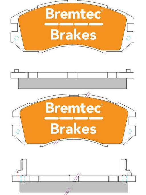 Bremtec Endure 4WD Brake Pad BT216E Bremtec - Micks Gone Bush