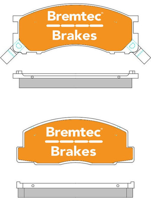 Bremtec Endure 4WD Brake Pad BT217E Brake Pads Bremtec - Micks Gone Bush