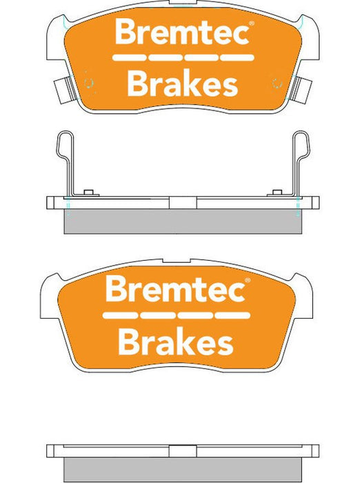 Bremtec Trade Line Brake Pad BT2186TS Brake Pads Bremtec - Micks Gone Bush