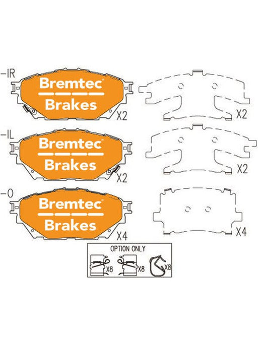 Bremtec Trans-Line Brake Pad BT21880TL Brake Pads Bremtec - Micks Gone Bush