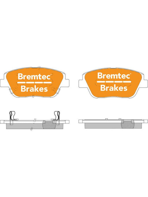 Bremtec Endure 4WD Brake Pad BT2222E Bremtec - Micks Gone Bush