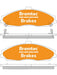 Bremtec Evolve Hybrid-Carbon Brake Pad BT224EV550 Bremtec - Micks Gone Bush