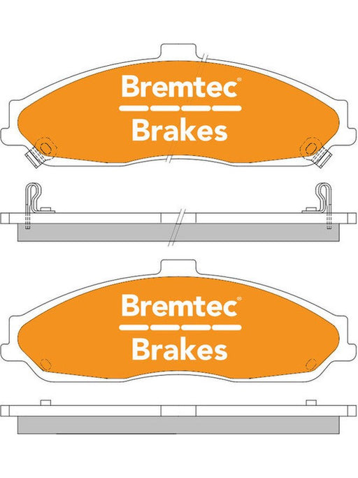 Bremtec Endure 4WD Brake Pad BT224E Bremtec - Micks Gone Bush