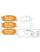 Bremtec Trade Line Brake Pad BT23030TS Bremtec - Micks Gone Bush