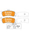Bremtec Evolve Hybrid-Carbon Brake Pad BT23060EV550 Brake Pads Bremtec - Micks Gone Bush