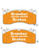 Bremtec Evolve Hybrid-Carbon Brake Pad BT23310EV550 Brake Pads Bremtec - Micks Gone Bush