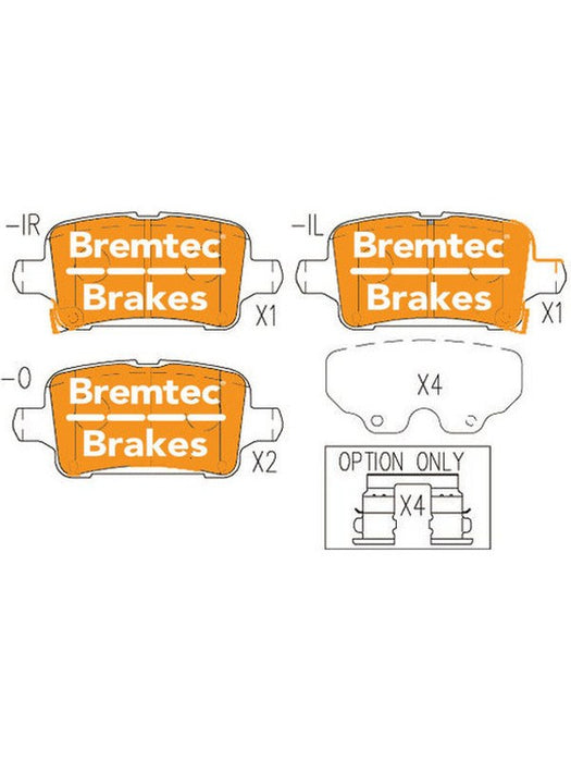 Bremtec Trade Line Brake Pad BT23420TS Brake Pads Bremtec - Micks Gone Bush