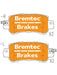 Bremtec Pro-Series Brake Pad BT2344PRO Bremtec - Micks Gone Bush