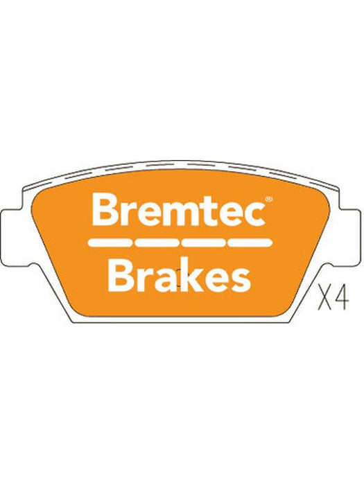Bremtec Trade Line Brake Pad BT235TS Brake Pads Bremtec - Micks Gone Bush