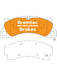 Bremtec Evolve Hybrid-Carbon Brake Pad BT23770EV550 Brake Pads Bremtec - Micks Gone Bush