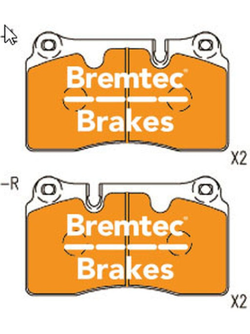 Bremtec Evolve Hybrid-Carbon Brake Pad BT24620EV550 Bremtec - Micks Gone Bush