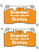 Bremtec Evolve Hybrid-Carbon Brake Pad BT24620EV550 Bremtec - Micks Gone Bush