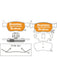 Bremtec Trade Line Brake Pad BT25360TS Brake Pads Bremtec - Micks Gone Bush