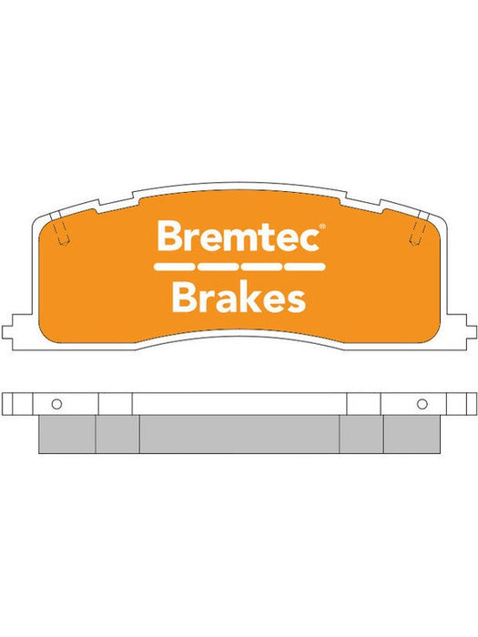 Bremtec Trade Line Brake Pad BT257TS Brake Pads Bremtec - Micks Gone Bush