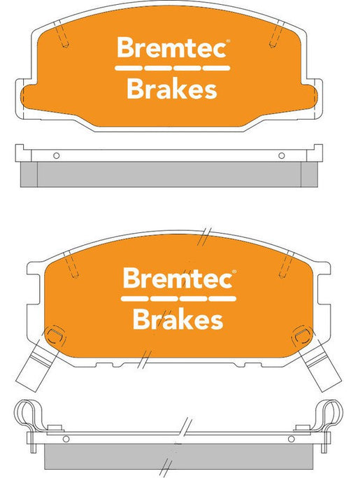 Bremtec Endure 4WD Brake Pad BT258E Bremtec - Micks Gone Bush