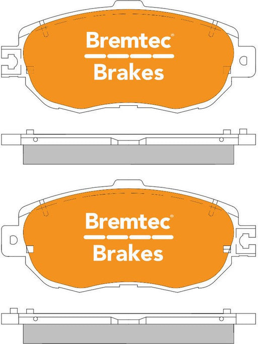 Bremtec Endure 4WD Brake Pad BT264E Brake Pads Bremtec - Micks Gone Bush