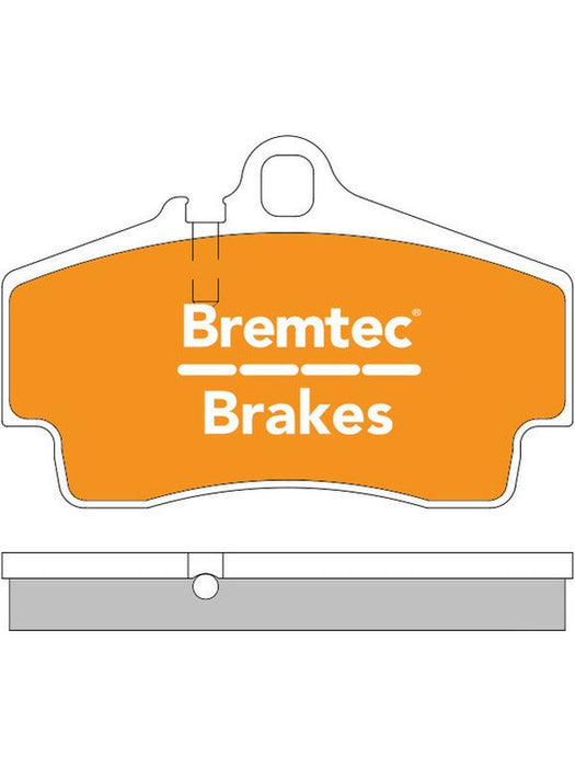 Bremtec Evolve Hybrid-Carbon Brake Pad BT269EV550 Bremtec - Micks Gone Bush