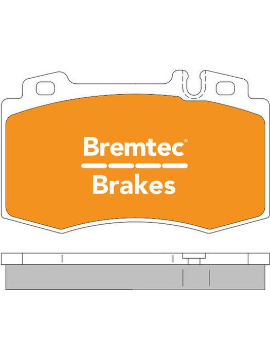 Bremtec Endure 4WD Brake Pad BT281E Bremtec - Micks Gone Bush