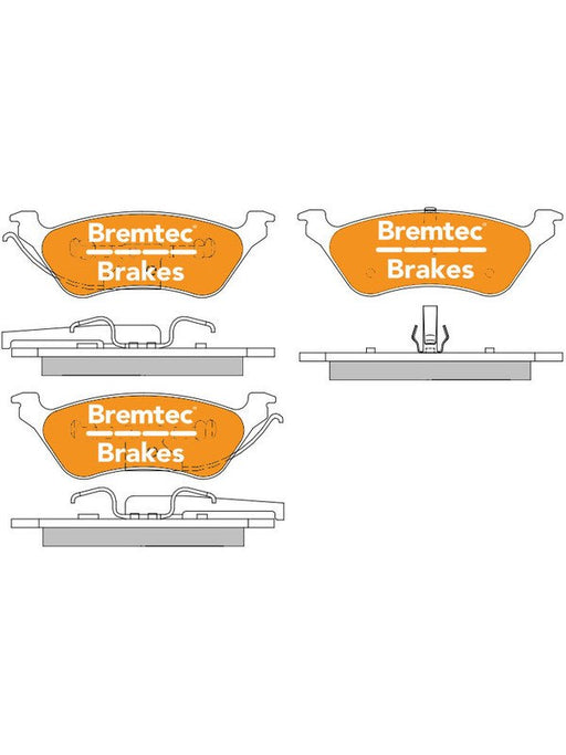 Bremtec Endure 4WD Brake Pad BT285E Brake Pads Bremtec - Micks Gone Bush