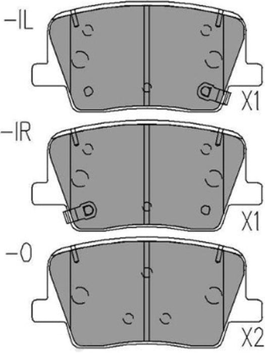 Bremtec Pro-Line Heavy Duty Brake Pads For SsangYong Rexton - Rear BT28760PRO Bremtec - Micks Gone Bush