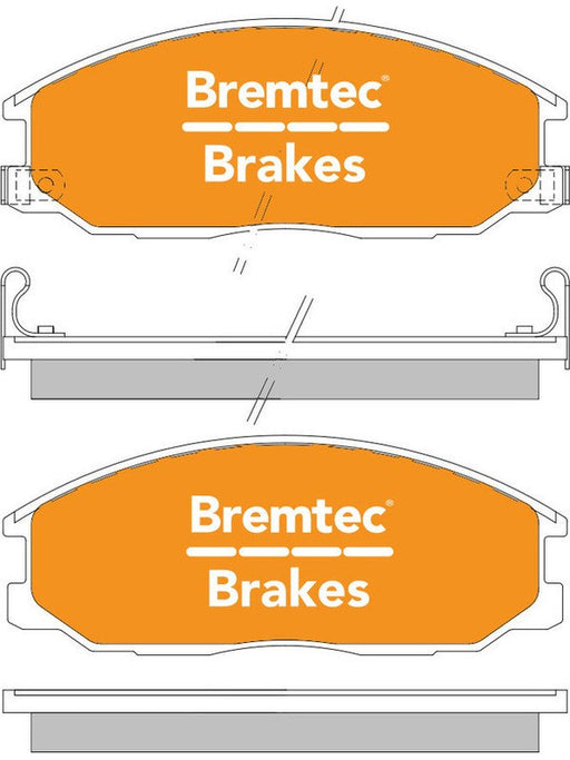 Bremtec Endure 4WD Brake Pad BT287E Bremtec - Micks Gone Bush