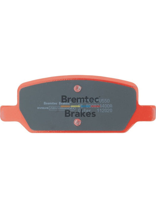 Bremtec Evolve Performance Brake Pads For Tesla Model 3 - Rear BT29050EV550 Brake Pads Bremtec - Micks Gone Bush