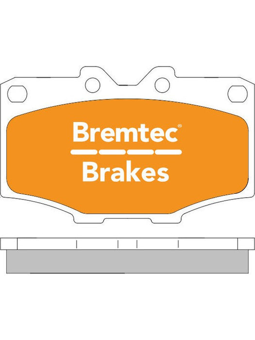 Bremtec Endure 4WD Brake Pad BT322E Bremtec - Micks Gone Bush
