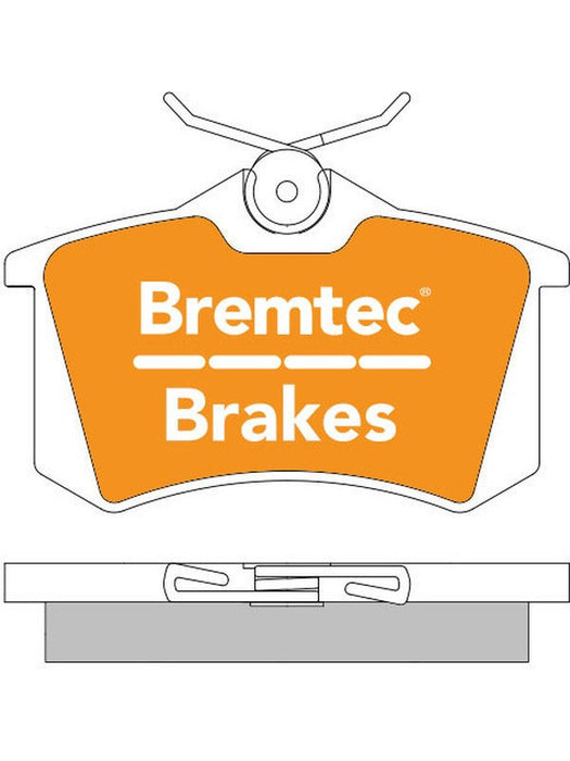 Bremtec Pro-Series Brake Pad BT326PRO Bremtec - Micks Gone Bush