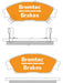 Bremtec Trade Line Brake Pad BT349TS Brake Pads Bremtec - Micks Gone Bush