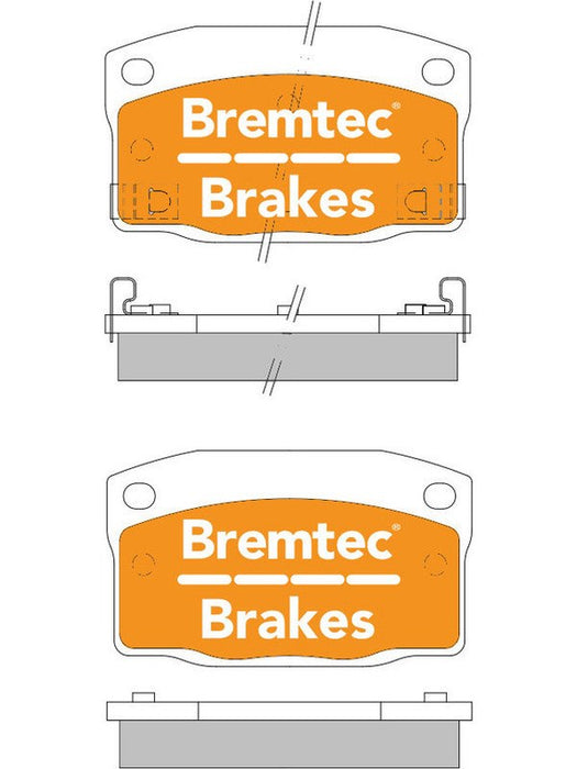 Bremtec Trade Line Brake Pad BT351TS Bremtec - Micks Gone Bush