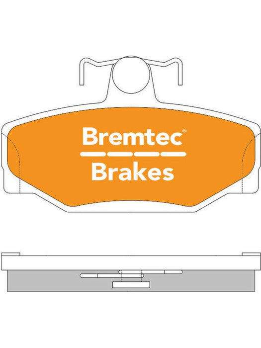 Bremtec Trade Line Brake Pad BT354TS Bremtec - Micks Gone Bush