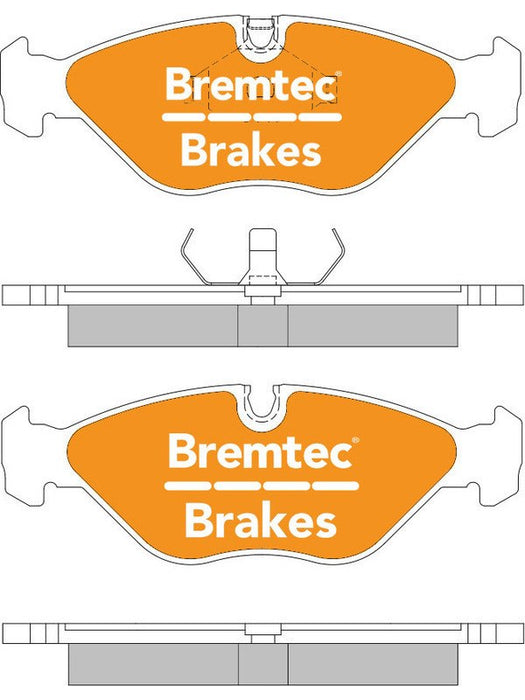 Bremtec Trade Line Brake Pad BT359TS Bremtec - Micks Gone Bush