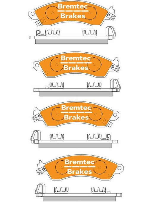 Bremtec Endure 4WD Brake Pad BT364E Bremtec - Micks Gone Bush