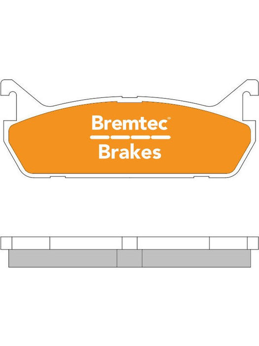 Bremtec Trade Line Brake Pad BT371TS Bremtec - Micks Gone Bush