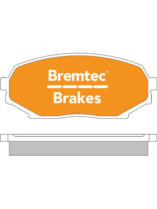 Bremtec Trade Line Brake Pad BT392TS Bremtec - Micks Gone Bush