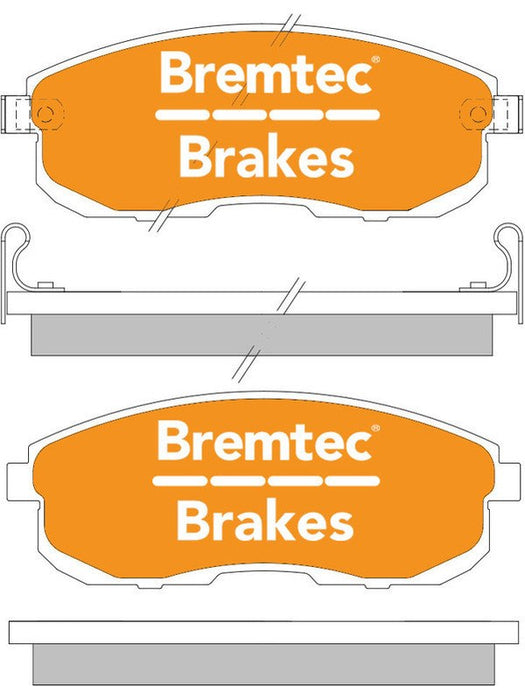 Bremtec Trade Line Brake Pad BT393TS Bremtec - Micks Gone Bush