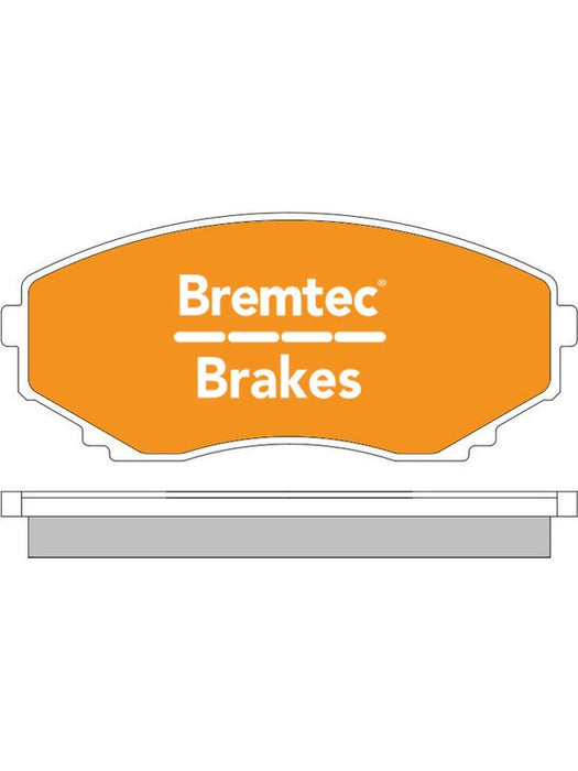 Bremtec Endure 4WD Brake Pad BT402E Bremtec - Micks Gone Bush