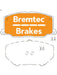 Bremtec Trade Line Brake Pad BT409TS Brake Pads Bremtec - Micks Gone Bush