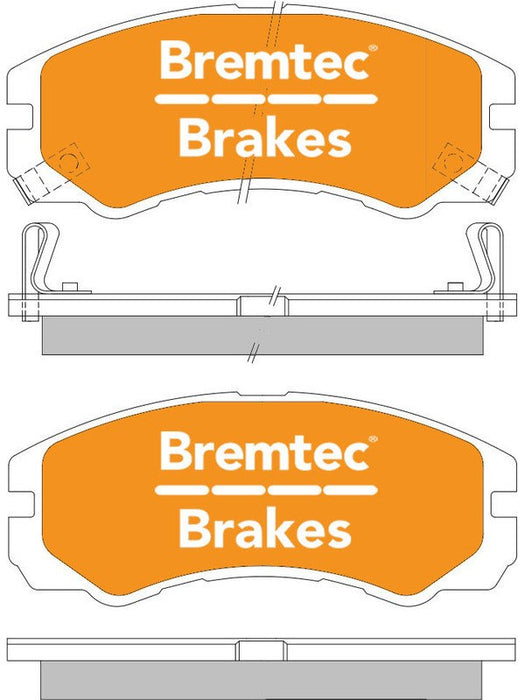 Bremtec Endure 4WD Brake Pad BT414E Bremtec - Micks Gone Bush