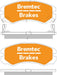 Bremtec Endure 4WD Brake Pad BT414E Bremtec - Micks Gone Bush