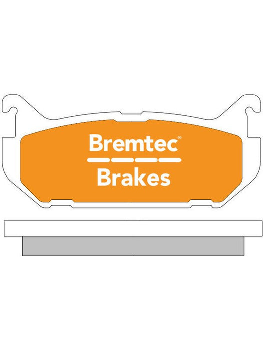 Bremtec Trade Line Brake Pad BT417TS Bremtec - Micks Gone Bush